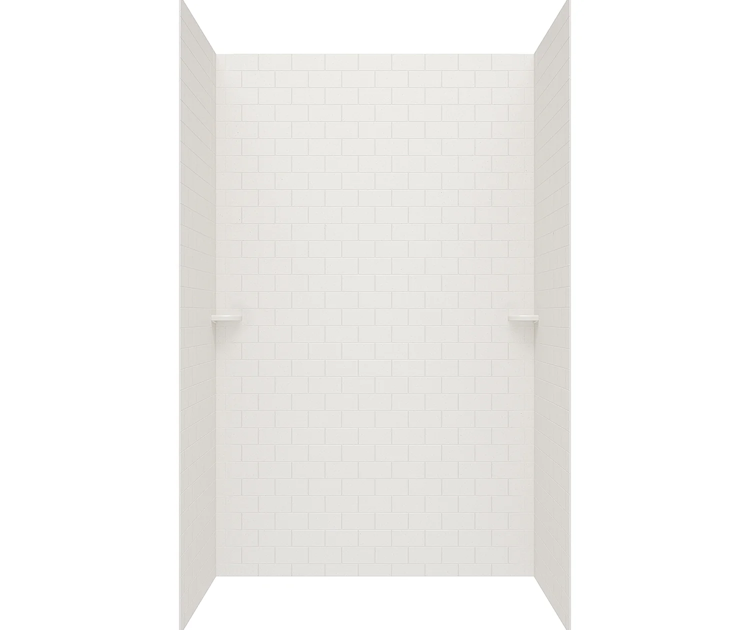 36-In x 62-In x 96-In Swanstone 3x6 Subway Tile Shower Wall Kit - Image 6