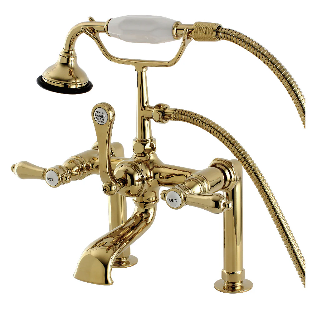 Aqua Vintage AE103T5BAL Heirloom Deck Mount Clawfoot Tub Faucet - Image 4