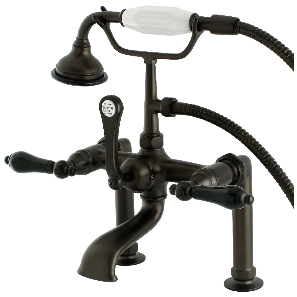 Aqua Vintage AE104T1PKL Duchess Deck Mount Clawfoot Tub Faucet - Image 3