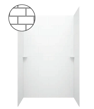 Swanstone Traditional 12X24 Subway Tile Wall Kit - Image 5