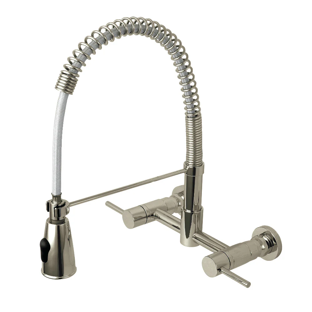 Gourmetier GS8281DL Concord 2-Handle Wall Mount Pull-Down Kitchen Faucet - Image 3