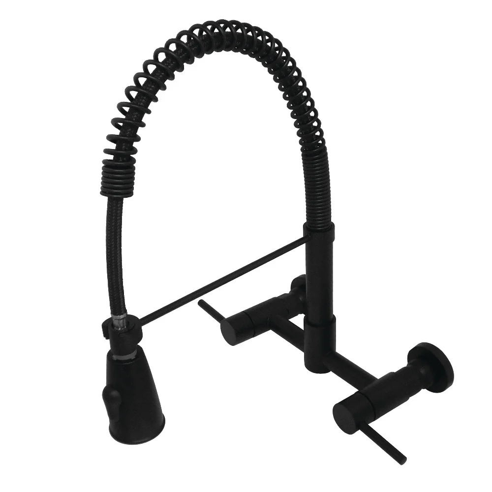Gourmetier GS8281DL Concord 2-Handle Wall Mount Pull-Down Kitchen Faucet - Image 5