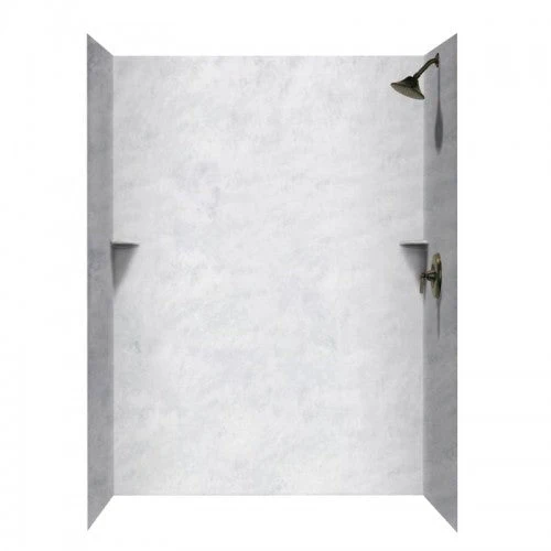 SMMK96-4262 42 x 62 x 96 Swanstone® Smooth Glue up Shower Wall Kit - Image 8